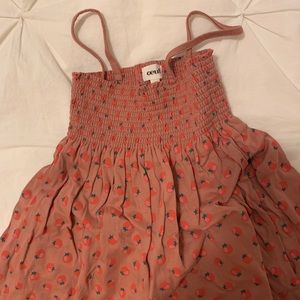 VGUC Oeuf tomato print smock dress